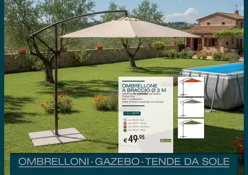 Volantino Brico ok a Bitritto | Ombrelloni-Gazebo-Tende da Sole | 2026-03-06T00:00:00.000Z - 2026-12-31T00:00:00.000Z