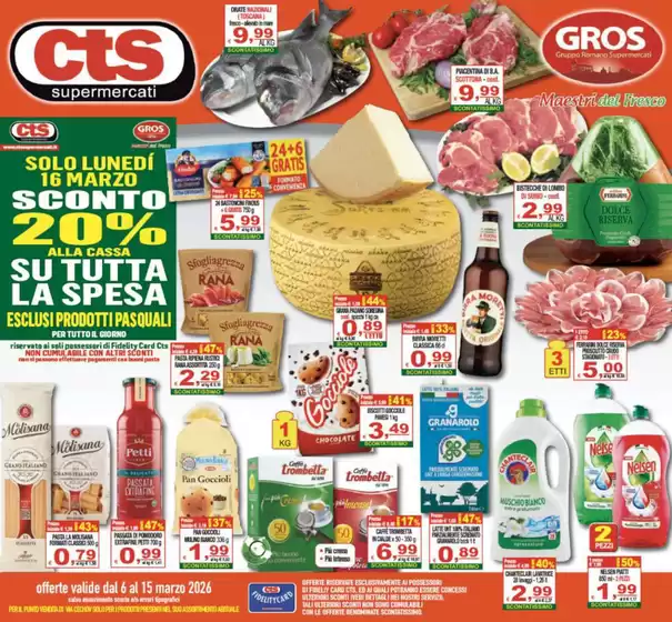 Volantino CTS Supermercati a Portici | Offerte valide dal 6 al 15 marzo 2026 | 2026-03-06T00:00:00.000Z - 2026-03-16T00:00:00.000Z