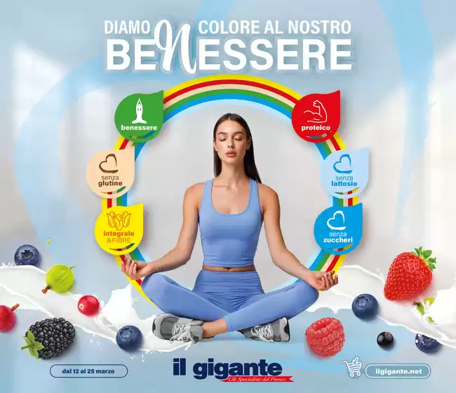 Volantino Il Gigante a Lavarone | Diamo colore al nostro Benessere | 2026-03-12T00:00:00.000Z - 2026-03-25T00:00:00.000Z
