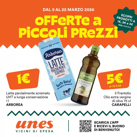 Volantino Unes a Genova | Offerte a piccoli prezzi | 2026-03-09T00:00:00.000Z - 2026-03-22T00:00:00.000Z