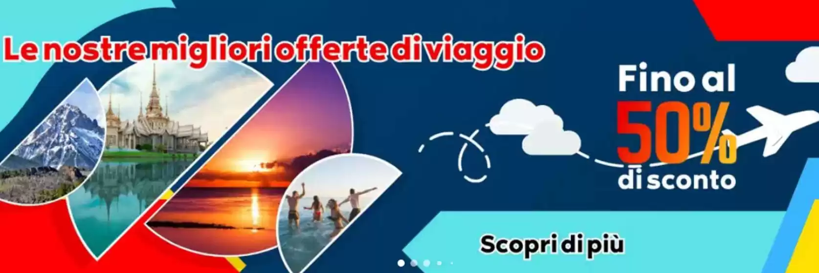 Volantino MD Viaggi | Fino al 50% di sconto | 2026-03-09T00:00:00.000Z - 2026-04-30T00:00:00.000Z