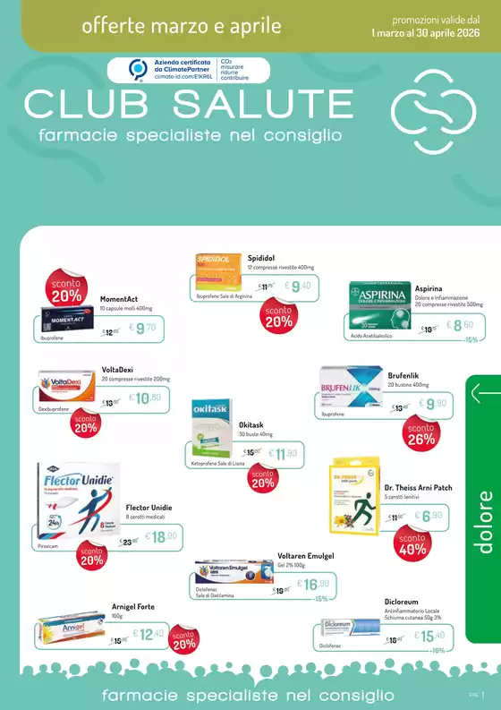 Volantino Farmacia Corbelletta a Brescia | Offerte marzo e aprile  | 2026-03-01T00:00:00.000Z - 2026-04-30T00:00:00.000Z