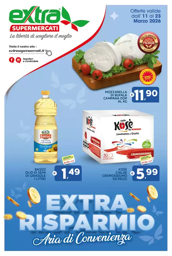 Volantino Extra Supermercati a Napoli | Offerte valide dall'11 al 23 marzo 2026 | 2026-03-11T00:00:00.000Z - 2026-03-23T00:00:00.000Z