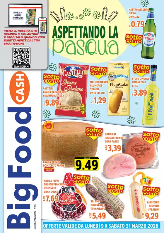 Volantino Big Food a Napoli | Aspettando la pasqua | 2026-03-09T00:00:00.000Z - 2026-03-21T00:00:00.000Z