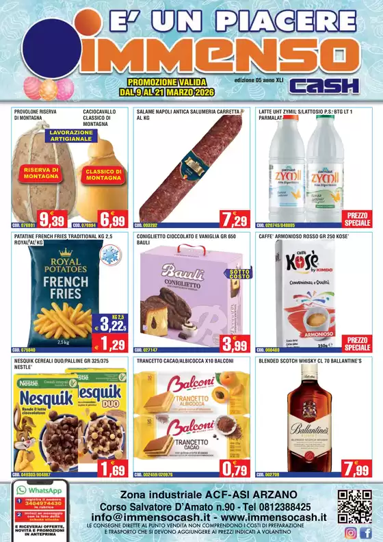 Volantino Immenso a Ercolano | Promozione dal 9 al 21 Marzo 2026 | 2026-03-10T00:00:00.000Z - 2026-03-21T00:00:00.000Z