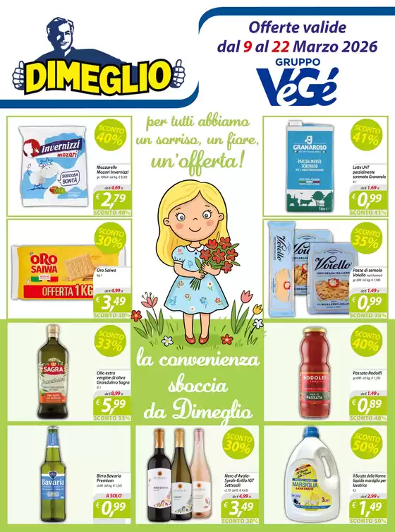 Volantino Dimeglio a Mesagne | Offerte valide dal 9 al 22 Marzo 2026 | 2026-03-09T00:00:00.000Z - 2026-03-22T00:00:00.000Z