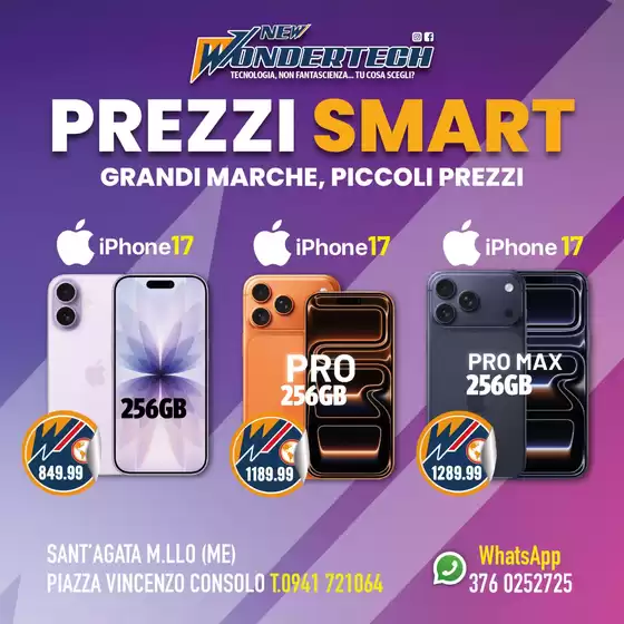 Volantino New Wondertech a Bitonto | Grandi Marche, Piccoli Prezzi! | 2026-03-11T00:00:00.000Z - 2026-03-14T00:00:00.000Z