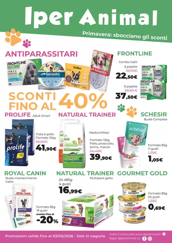 Volantino Iper Animal a Pomezia | 496e4e2c12527cb4c73182bf9ea668a46af4cb78 | 2026-03-12T00:00:00.000Z - 2026-05-03T00:00:00.000Z