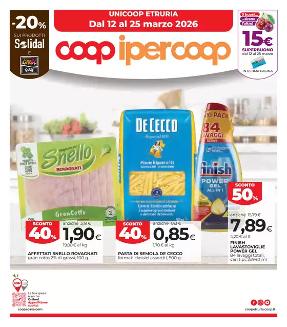 Volantino Ipercoop a Piacenza | Dal 12 al 25 marzo 2026 | 2026-03-12T00:00:00.000Z - 2026-03-25T00:00:00.000Z