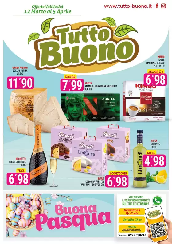 Volantino Tutto Buono a Lanuvio | Offerte Valide dal 12 Marzo al 5 Aprile | 2026-03-12T00:00:00.000Z - 2026-04-05T00:00:00.000Z