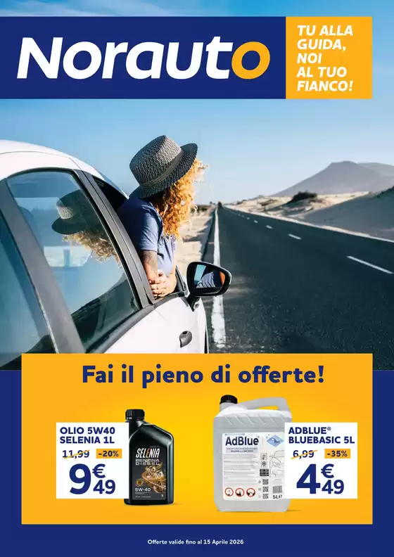 Volantino Norauto a Massarosa | Fai il pieno di offerte! | 2026-03-19T00:00:00.000Z - 2026-04-15T00:00:00.000Z