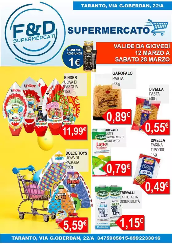 Volantino F&D a Taurianova | Da giovedi 12 marzo a sabato 28 marzo | 2026-03-12T00:00:00.000Z - 2026-03-28T00:00:00.000Z