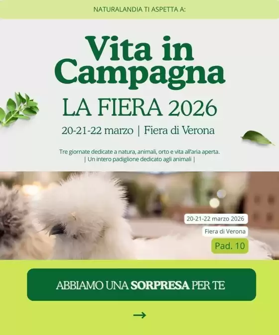 Volantino Naturalandia a Imperia | Offerte Naturalandia | 2026-03-20T00:00:00.000Z - 2026-03-22T00:00:00.000Z