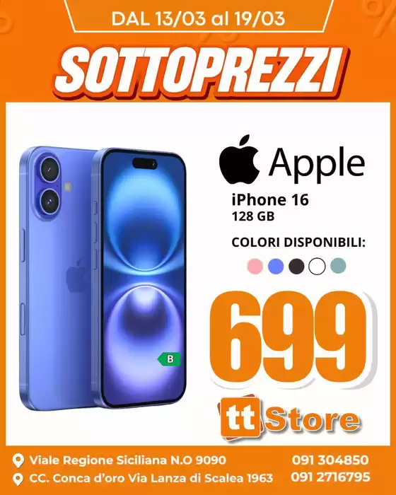 Volantino TT Store a Foggia | Sottoprezzi | 2026-03-13T00:00:00.000Z - 2026-03-19T00:00:00.000Z