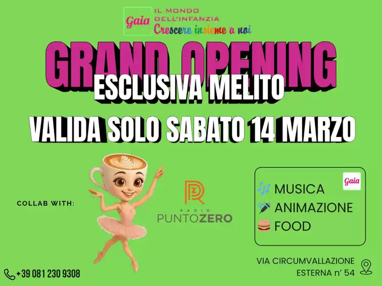 Volantino Sanitaria Gaia a Roma | Grand opening | 2026-03-13T00:00:00.000Z - 2026-03-14T00:00:00.000Z