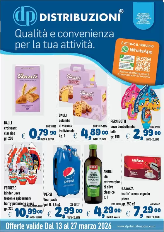 Volantino Del Prete Alimentari | Offerte valide dal 13 al 27 marzo 2026 | 2026-03-13T00:00:00.000Z - 2026-03-27T00:00:00.000Z