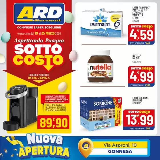 Volantino ARD Discount a Lissone | Nuova apertura | 2026-03-19T00:00:00.000Z - 2026-03-25T00:00:00.000Z