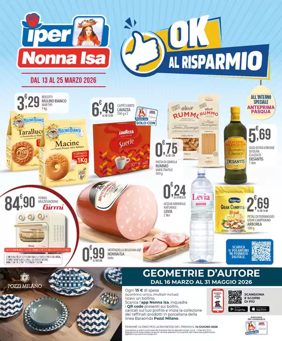 Volantino Iper Nonna Isa a Rende | OK al risparmio | 2026-03-13T00:00:00.000Z - 2026-05-31T00:00:00.000Z