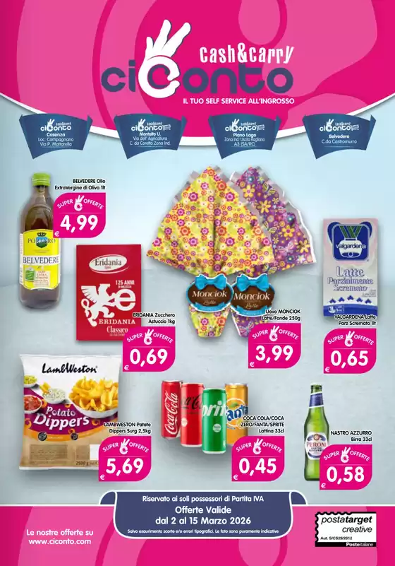 Volantino CiConto a Sciacca | Offerte CiConto | 2026-03-02T00:00:00.000Z - 2026-03-15T00:00:00.000Z