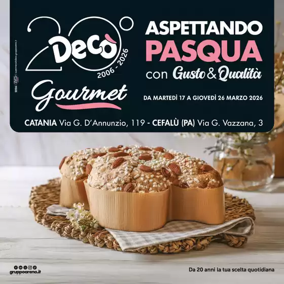 Volantino Decò a Formia | Aspettando Pasqua | 2026-03-17T00:00:00.000Z - 2026-03-26T00:00:00.000Z