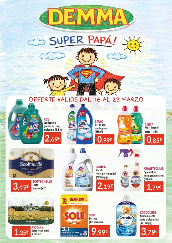 Volantino Sanitaria Demma a Moncalieri | Super papa! | 2026-03-16T00:00:00.000Z - 2026-03-29T00:00:00.000Z