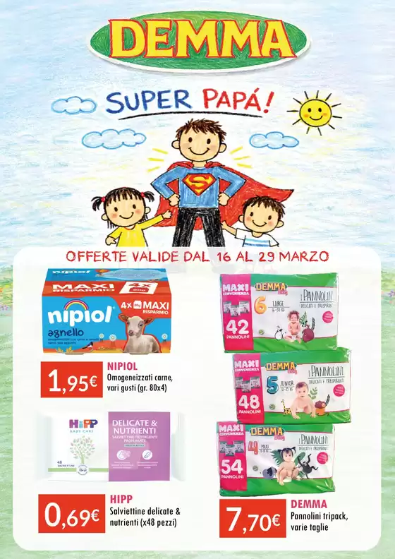 Volantino Sanitaria Demma a Moncalieri | Super Papa! | 2026-03-16T00:00:00.000Z - 2026-03-29T00:00:00.000Z