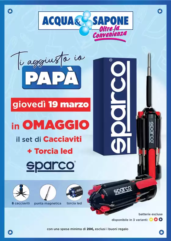 Volantino Acqua & Sapone a Adrano | Ti aggiusto ia papa | 2026-03-19T00:00:00.000Z - 2026-03-19T00:00:00.000Z