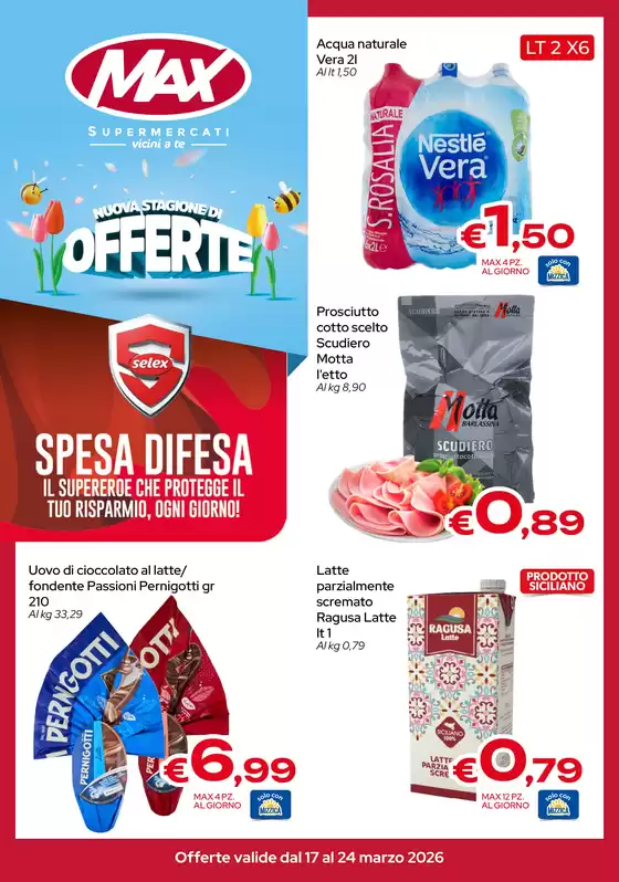 Volantino Max Supermercati | Nuova stagione di offerte | 2026-03-17T00:00:00.000Z - 2026-03-24T00:00:00.000Z