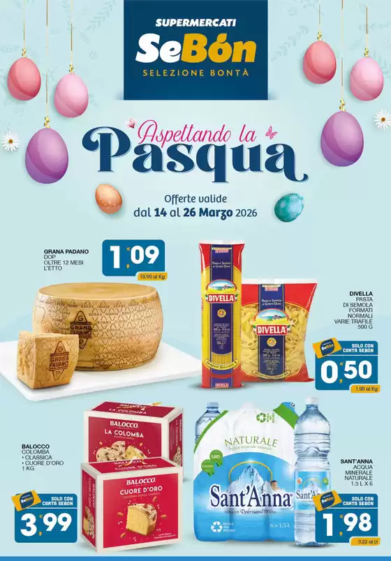 Volantino SeBón a Acqui Terme | Aspettando la Pasqua | 2026-03-16T00:00:00.000Z - 2026-03-26T00:00:00.000Z