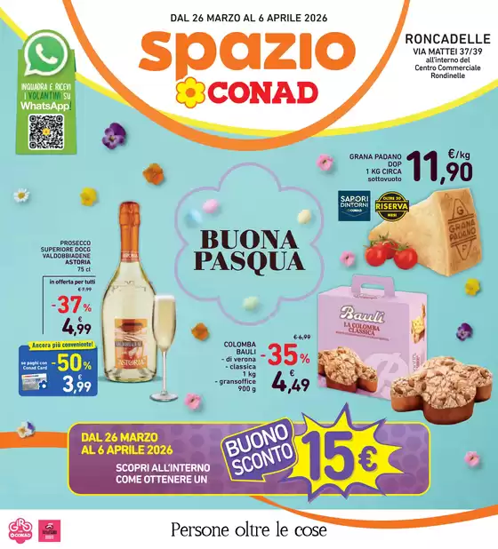 Volantino Spazio Conad a Surbo | Buona Pasqua | 2026-03-26T00:00:00.000Z - 2026-04-06T00:00:00.000Z