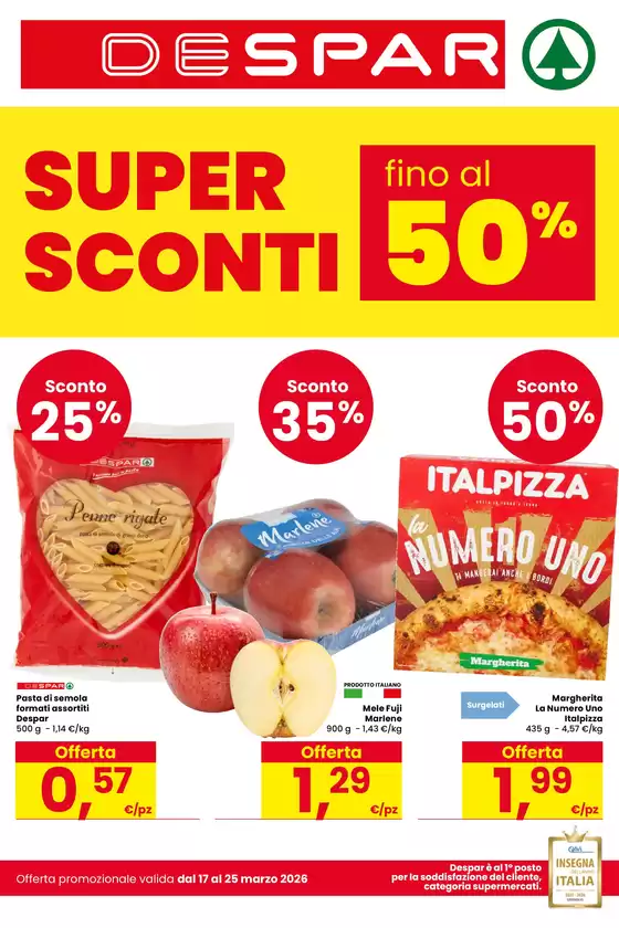 Volantino Despar | Grande offerta per tutti i clienti | 2026-03-17T00:00:00.000Z - 2026-03-25T00:00:00.000Z