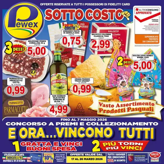 Volantino Pewex a Prato Carnico | Sottocosto | 2026-03-17T00:00:00.000Z - 2026-05-07T00:00:00.000Z