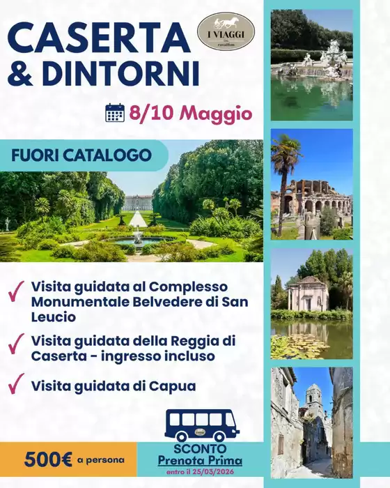 Volantino I viaggi del cavallino a Perugia | Caserta & Dintorni | 2026-03-17T00:00:00.000Z - 2026-05-10T00:00:00.000Z