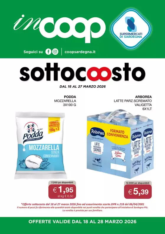 Volantino Coop a Genova | Sottocosto | 2026-03-18T00:00:00.000Z - 2026-03-28T00:00:00.000Z