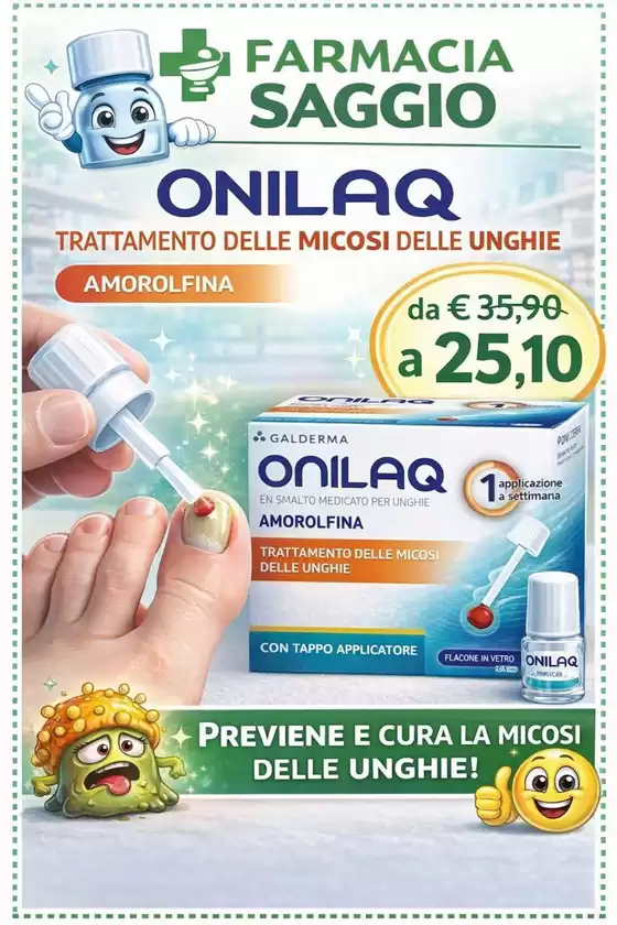 Volantino Farmacia Saggio a Marcon | Onilaq | 2026-03-17T00:00:00.000Z - 2026-03-22T00:00:00.000Z