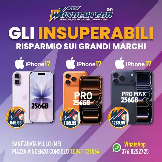 Volantino New Wondertech | GLI INSUPERABILI | 2026-03-17T00:00:00.000Z - 2026-03-23T00:00:00.000Z
