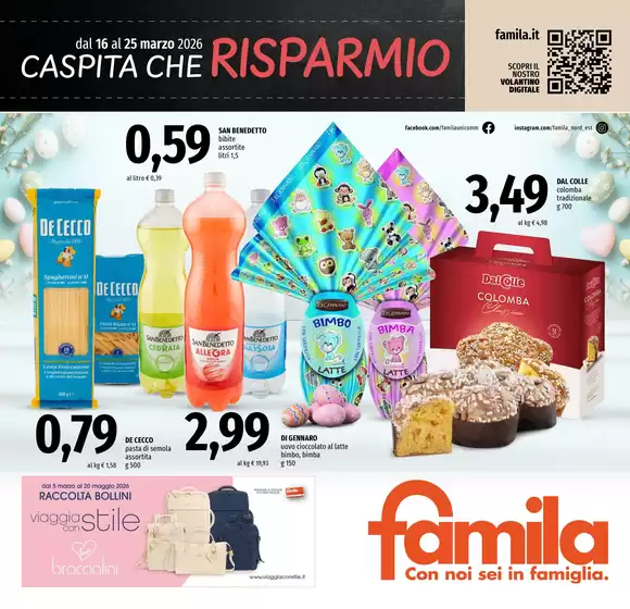 Volantino Famila | CASPITA CHE RISPARMIO | 2026-03-17T00:00:00.000Z - 2026-03-25T00:00:00.000Z