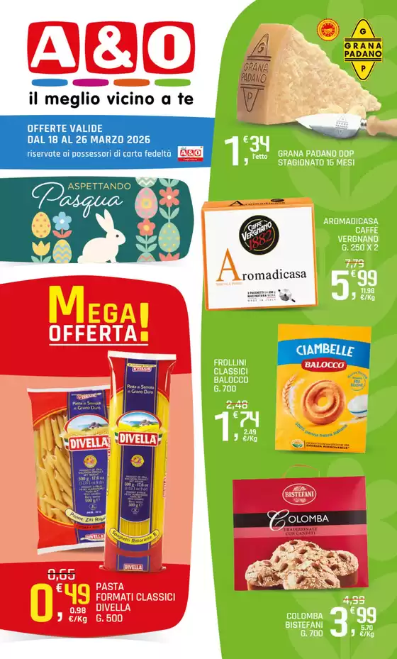 Volantino A&O | Aspettando Pasqua | 2026-03-18T00:00:00.000Z - 2026-03-26T00:00:00.000Z