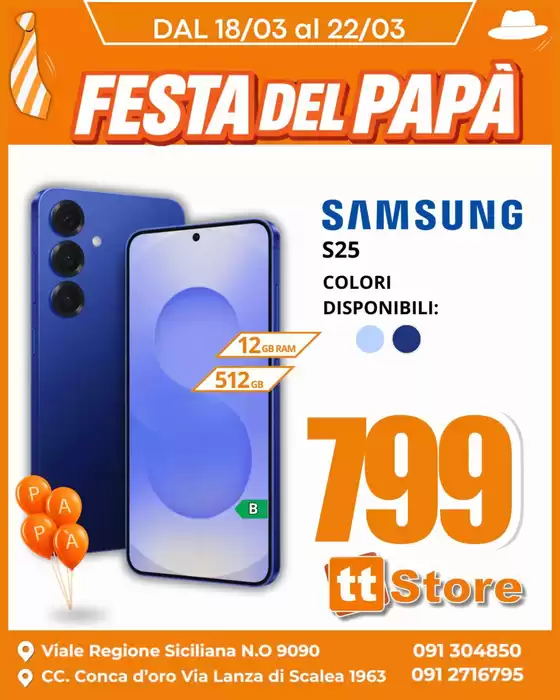 Volantino TT Store a Cabras | Festa del Papa | 2026-03-18T00:00:00.000Z - 2026-03-22T00:00:00.000Z