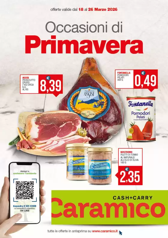 Volantino Caramico | Occasioni di Primavera | 2026-03-18T00:00:00.000Z - 2026-03-26T00:00:00.000Z