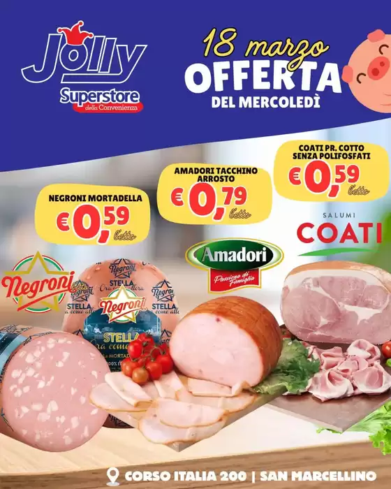 Volantino Jolly Market a Flero | Offerta | 2026-03-18T00:00:00.000Z - 2026-03-18T00:00:00.000Z