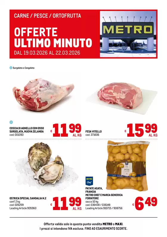 Volantino Metro a Scandicci | Offerte freschissimi | 2026-03-19T00:00:00.000Z - 2026-03-22T00:00:00.000Z