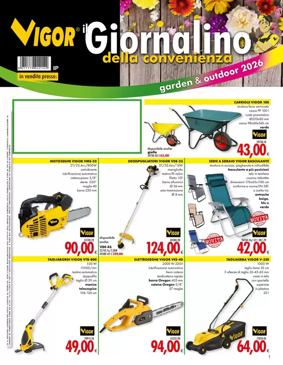 Volantino Mon Bricolage a Castel San Niccolò | Garden&outdoor 2026 | 2026-03-18T00:00:00.000Z - 2026-12-31T00:00:00.000Z