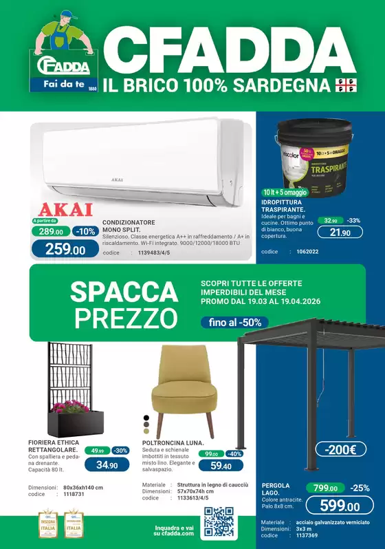 Volantino CFadda a Pescia | Spacca Prezzo! | 2026-03-19T00:00:00.000Z - 2026-04-19T00:00:00.000Z