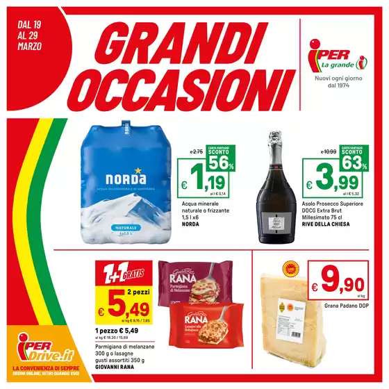 Volantino Iper La grande i a Mangone | Grandi occasioni | 2026-03-19T00:00:00.000Z - 2026-03-29T00:00:00.000Z