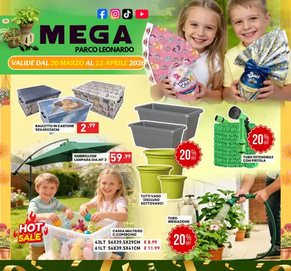 Volantino Mega a Oriago | Mega P. Leonardo - Pasqua | 2026-03-20T00:00:00.000Z - 2026-04-12T00:00:00.000Z