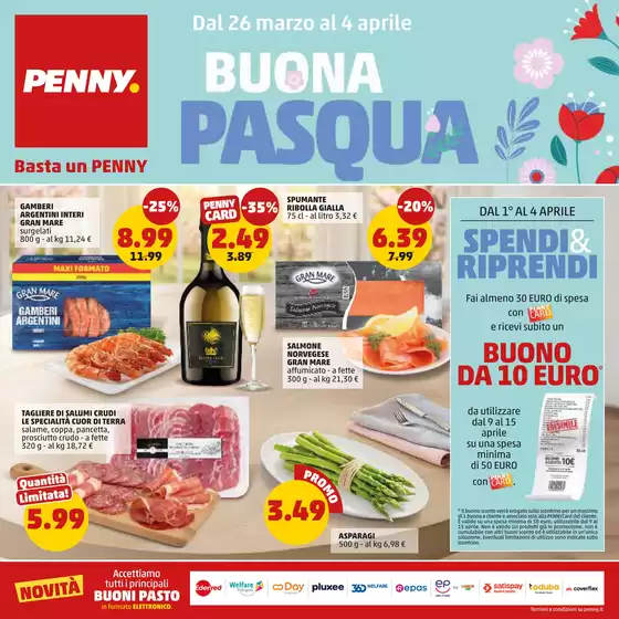 Volantino PENNY a Spoleto | Buona Pasqua | 2026-03-26T00:00:00.000Z - 2026-04-04T00:00:00.000Z