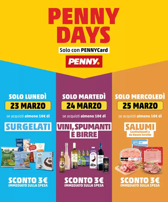 Volantino PENNY a Lentate sul Seveso | Penny Days | 2026-03-23T00:00:00.000Z - 2026-03-25T00:00:00.000Z