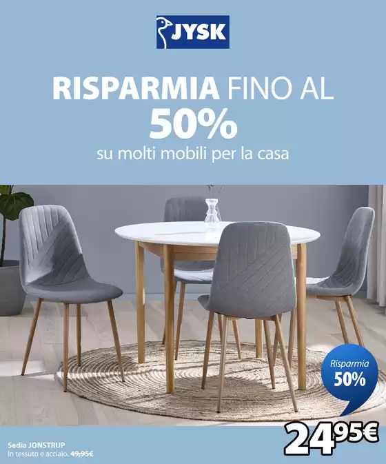 Volantino JYSK a Aprilia | Risparmia fino al 50% | 2026-03-19T00:00:00.000Z - 2026-03-22T00:00:00.000Z