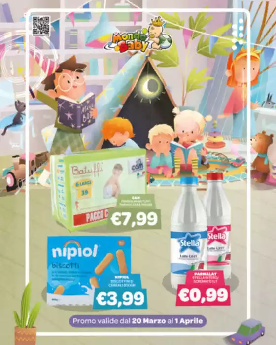 Volantino Mondo Baby a Grosseto | Offerte Mondo Baby | 2026-03-20T00:00:00.000Z - 2026-04-01T00:00:00.000Z
